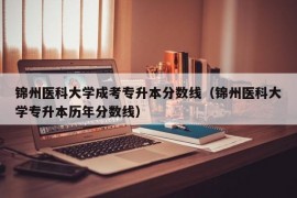 锦州医科大学成考专升本分数线（锦州医科大学专升本历年分数线）