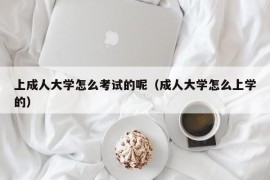 上成人大学怎么考试的呢（成人大学怎么上学的）