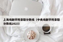 上海戏剧学院录取分数线（中央戏剧学院录取分数线2023）