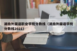 湖南外国语职业学院分数线（湖南外国语学院分数线2021）