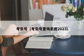 考生号（考生号查询系统2023）