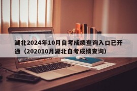 湖北2024年10月自考成绩查询入口已开通（202010月湖北自考成绩查询）