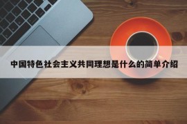 中国特色社会主义共同理想是什么的简单介绍