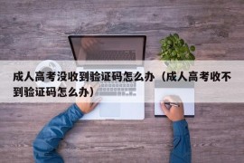 成人高考没收到验证码怎么办（成人高考收不到验证码怎么办）